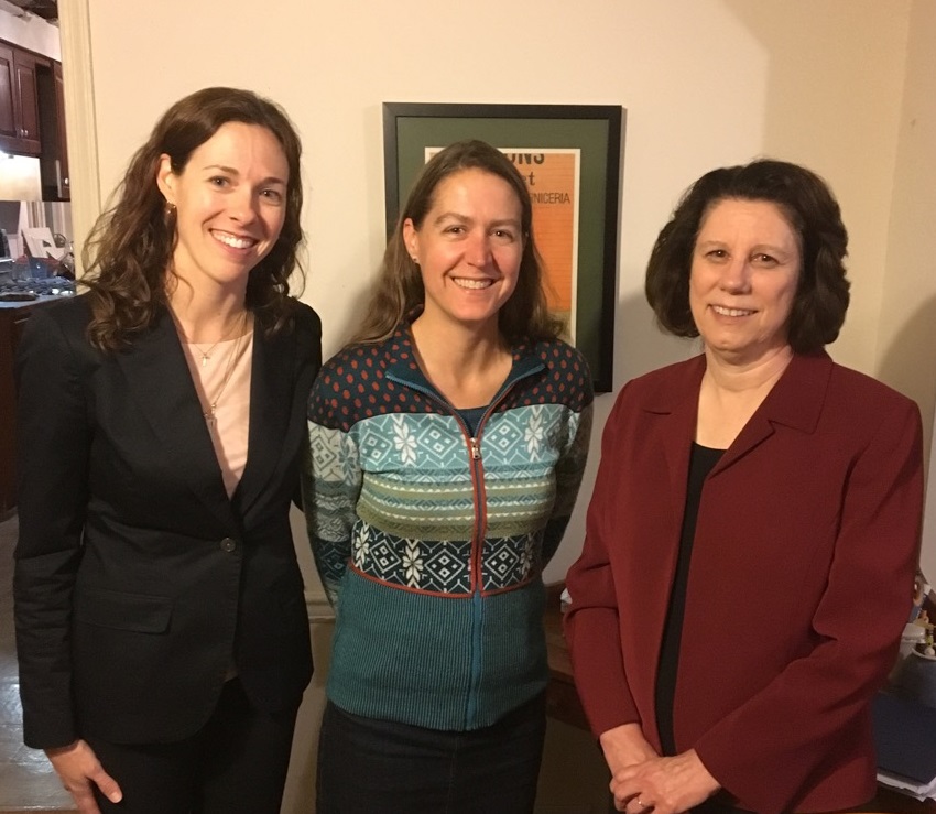 Cory Wees, Eliza Richardson and Sharon Dykhoff